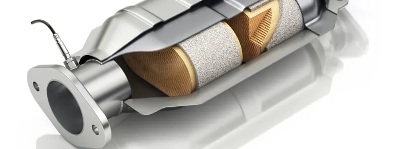 Diesel particulate filter (DPF) cutaway