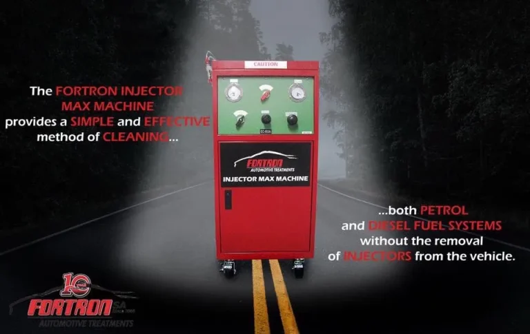 Fortron injector cleaning machine