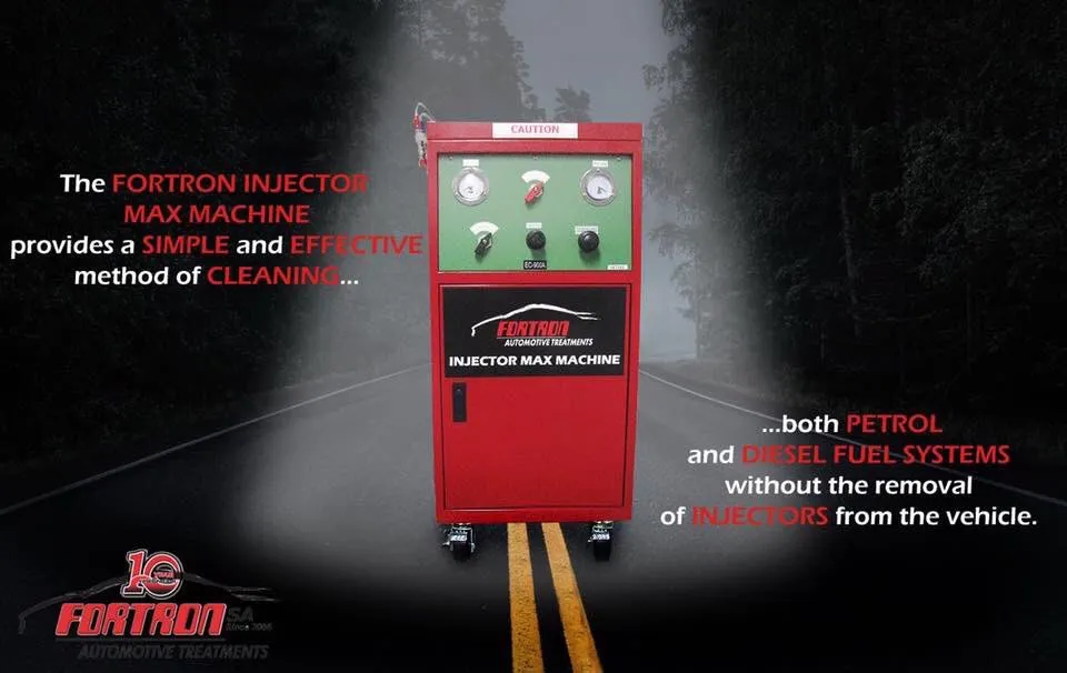 Fortron injector cleaning machine